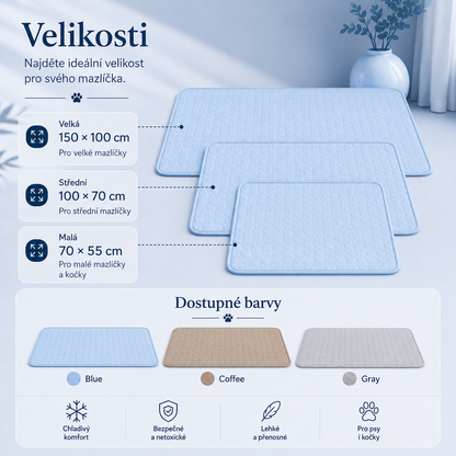 Ledotlapka - chladící podložka pro vaše mazlíčky