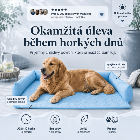 Ledotlapka - chladící podložka pro vaše mazlíčky